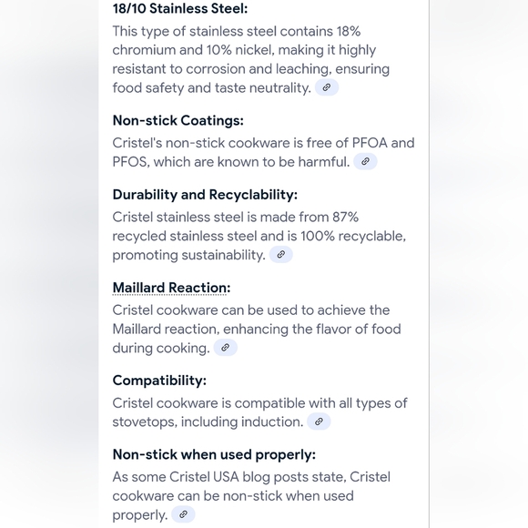 Cristel Stainless Steel Strate Rem Saute 5.5 Qt. + Lid, Retail Price $439.95US - Picture 16 of 16
